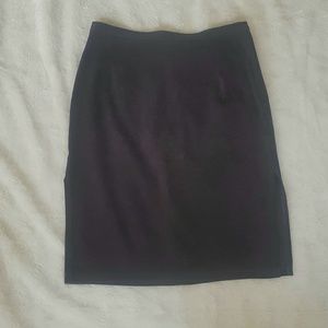 Vintage Australia Pencil Skirt Gray Side Slits